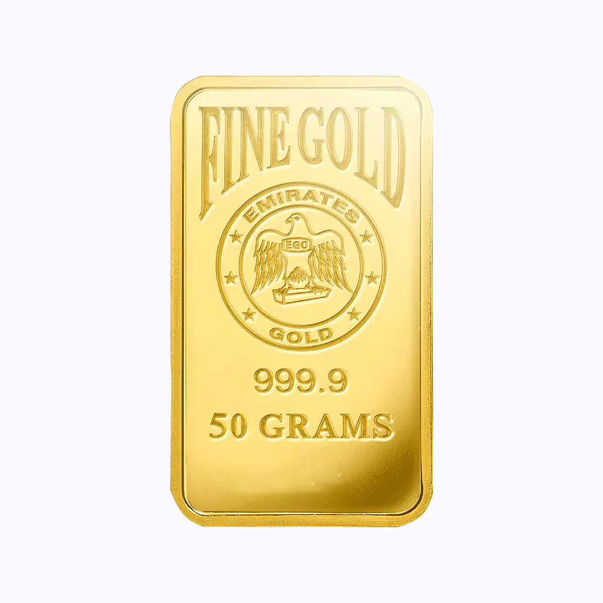 Emirates Gold - 50 Grams Investment Gold Bar (999.9) view 2