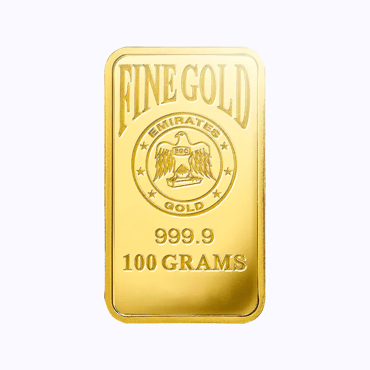 Emirates Gold - 100 Grams Investment Gold Bar (999.9) view 2