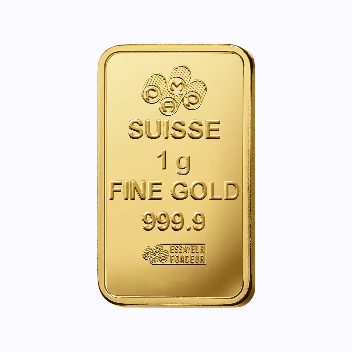 PAMP - 1 Gram Investment Gold Bar (999.9) view 4