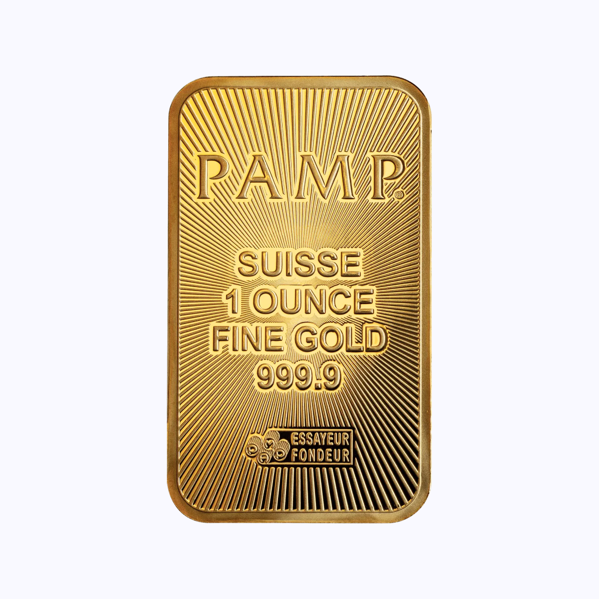 PAMP - 1 Ounce ( New ) Gold Investment bar (999.9) view 3