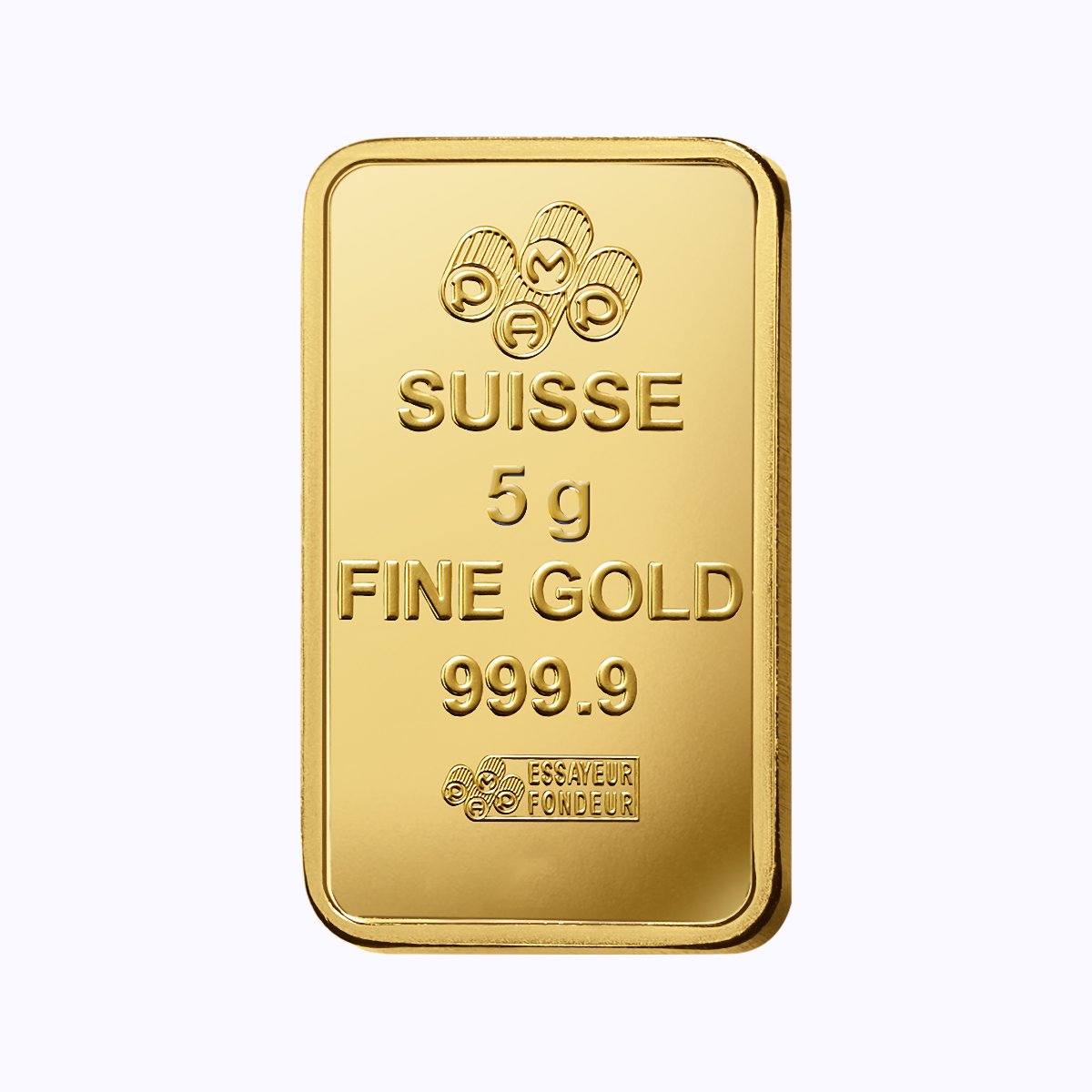 PAMP - 5 Grams Investment Gold Bar (999.9) view 4
