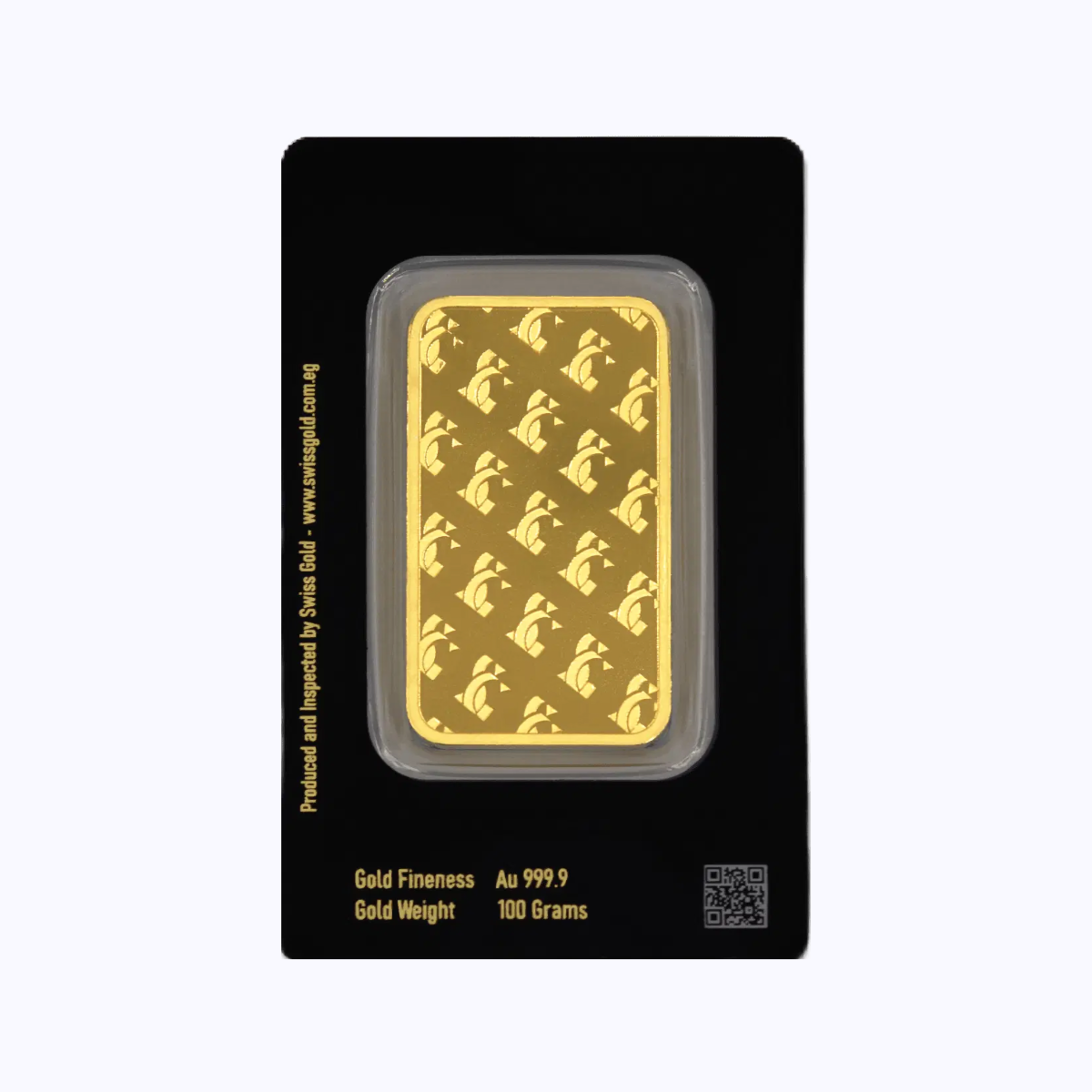 Swiss Gold - 100 Grams Investment Gold Bar (999.9) view 2