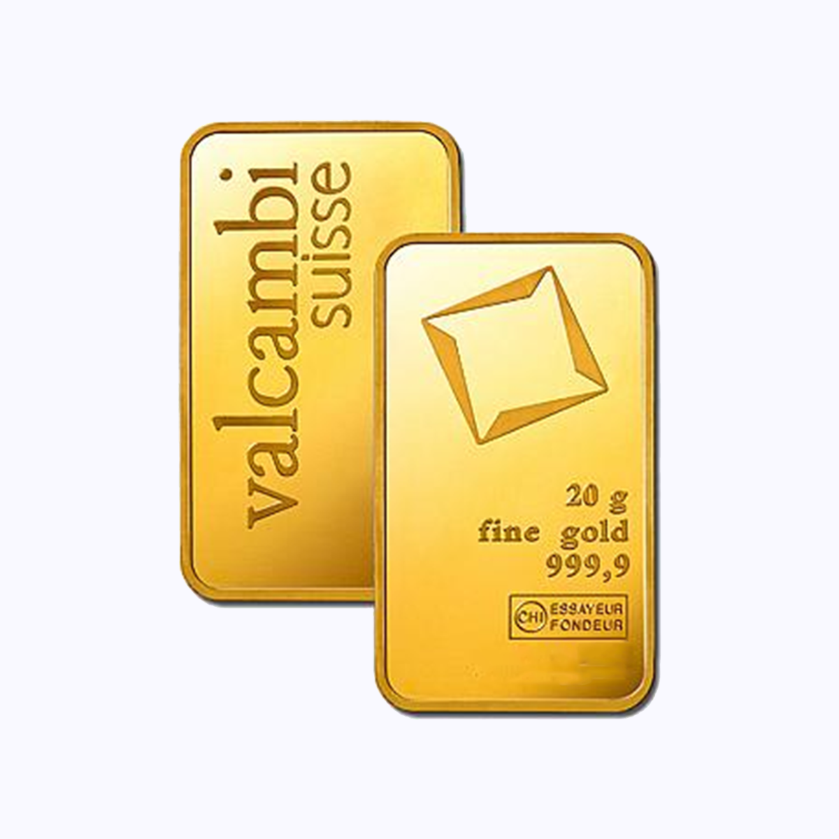VALCAMBI - 20 Grams Investment Gold Bar (999.9) view 3